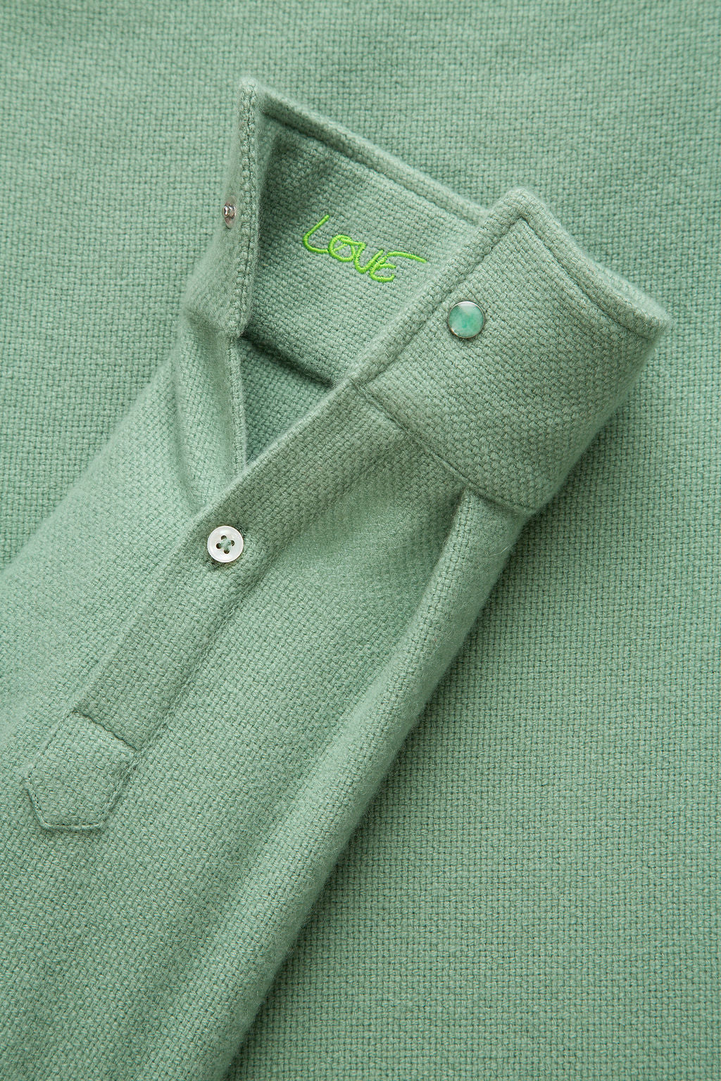 Agave Solid Cashmere Shirt