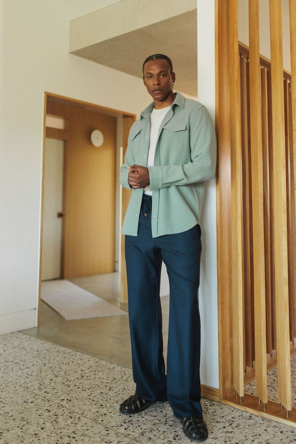 Agave Solid Cashmere Shirt