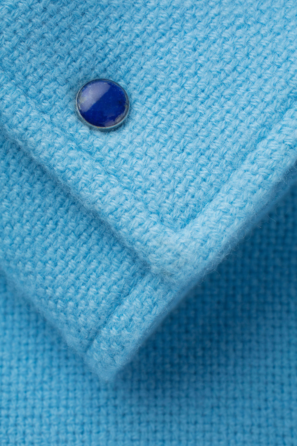 Blue Lagoon Solid Cashmere Shirt