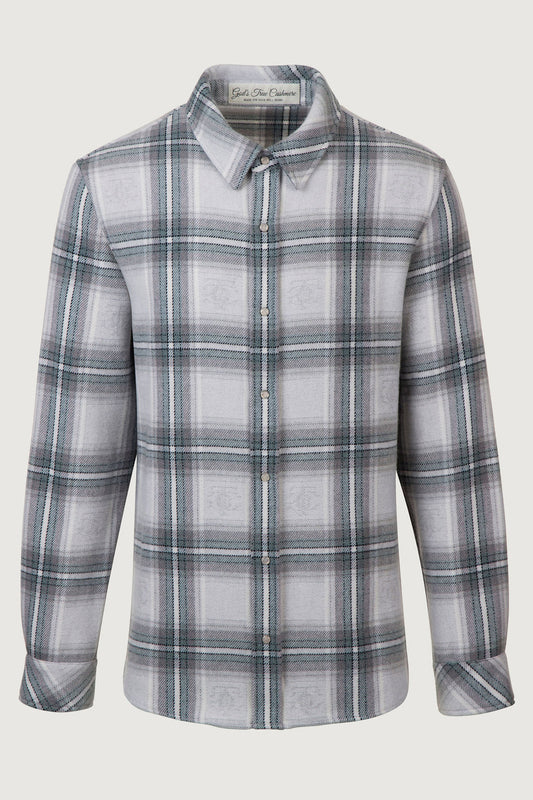 Cloud Light Tartan Cashmere Shirt NP