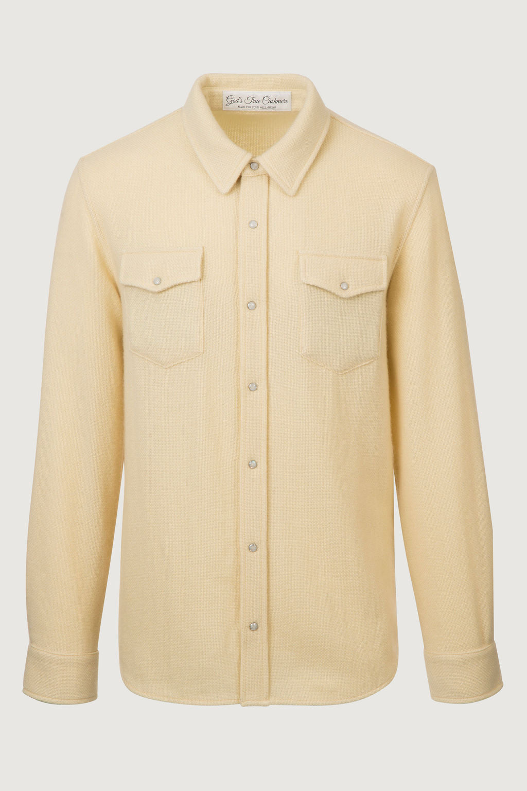 Daffodil Solid Cashmere Shirt