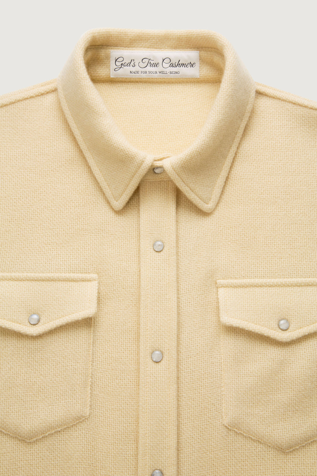 Daffodil Solid Cashmere Shirt