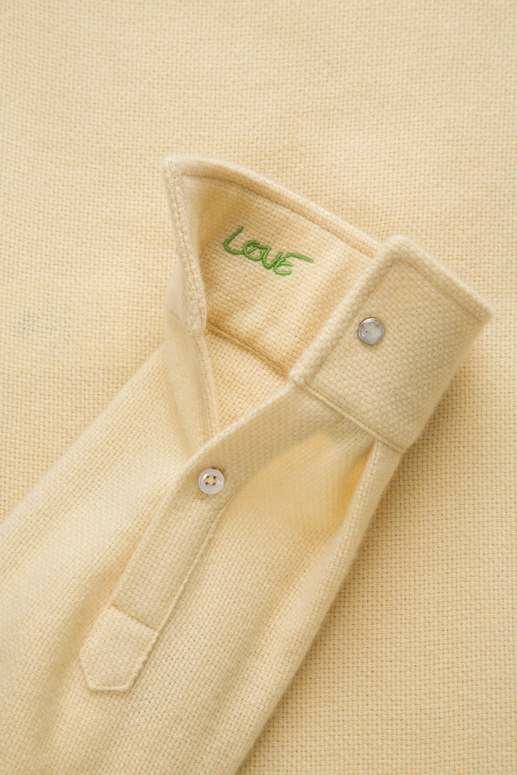 Daffodil Solid Cashmere Shirt