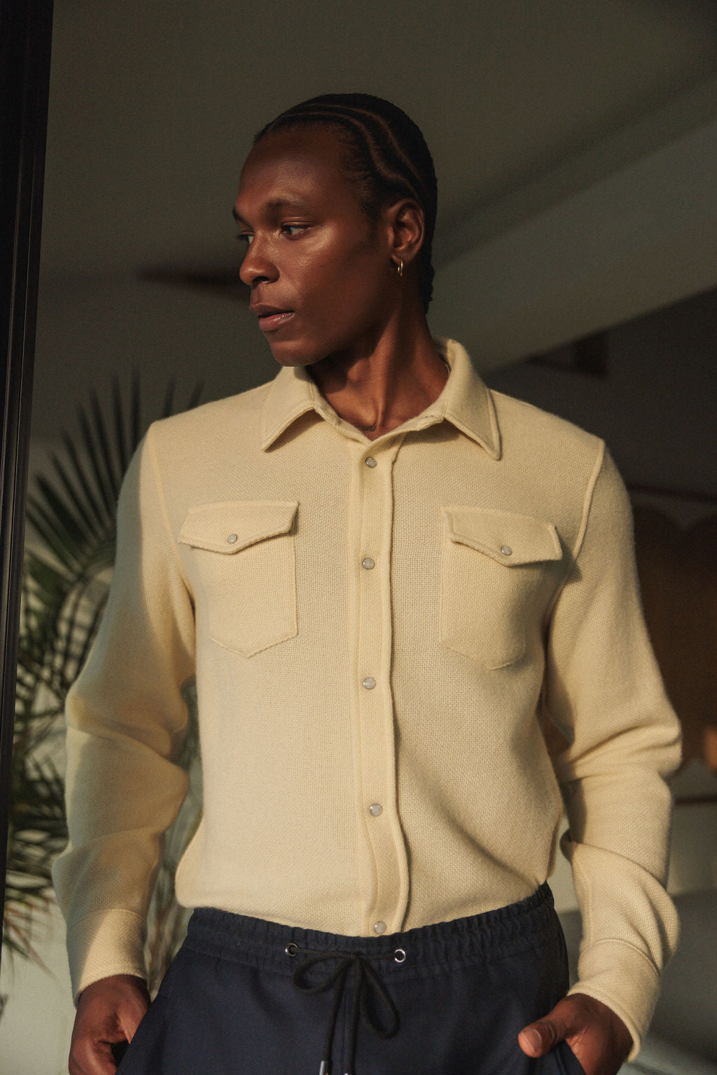 Daffodil Solid Cashmere Shirt