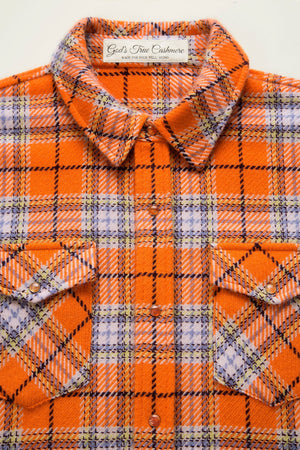 Midnight Sun Tartan Cashmere Shirt