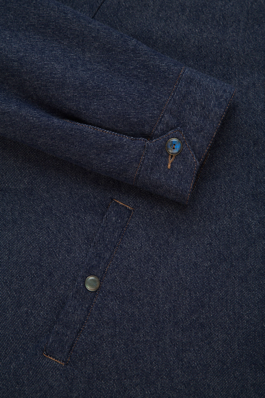 Cashmere Denim Fly Jacket