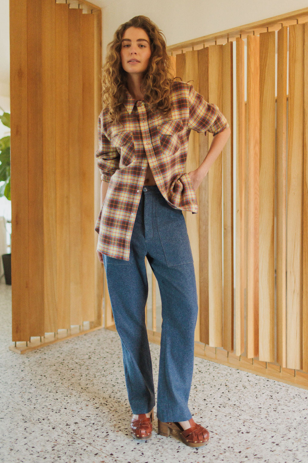 Cashmere Denim Army Pant