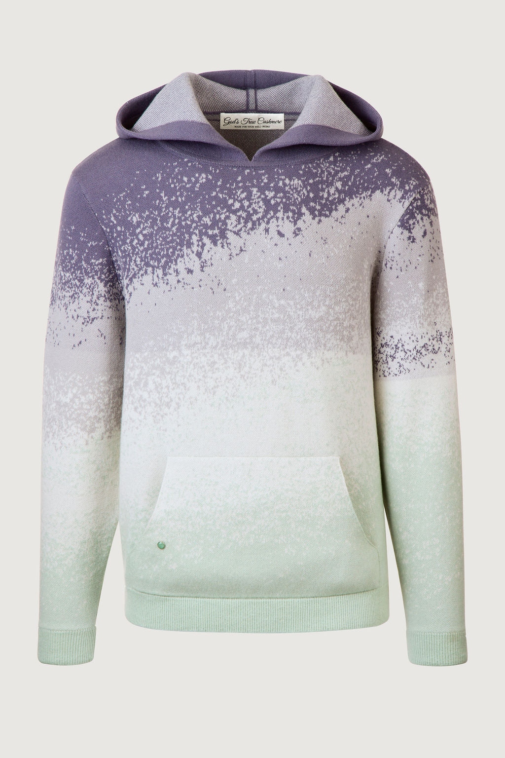 Ocean Knit Ombre Cashmere Hoodie