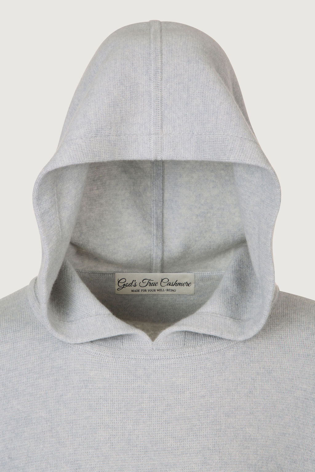 Zinc Knit Cashmere Hoodie
