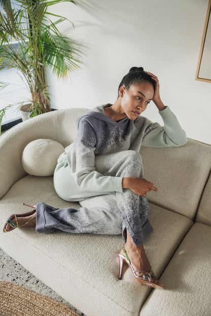 Ocean Knit Ombre Cashmere Pant