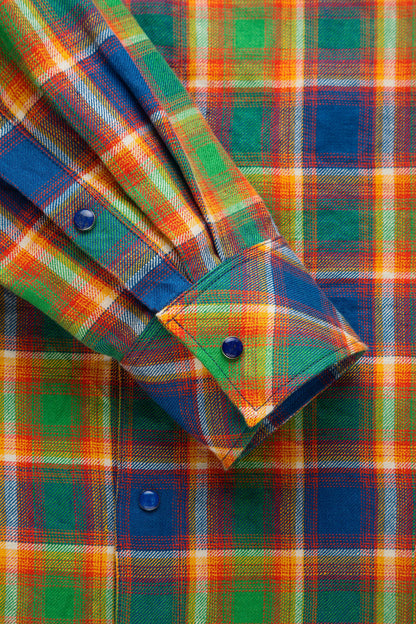 Brilliant Plaid Linen Shirt