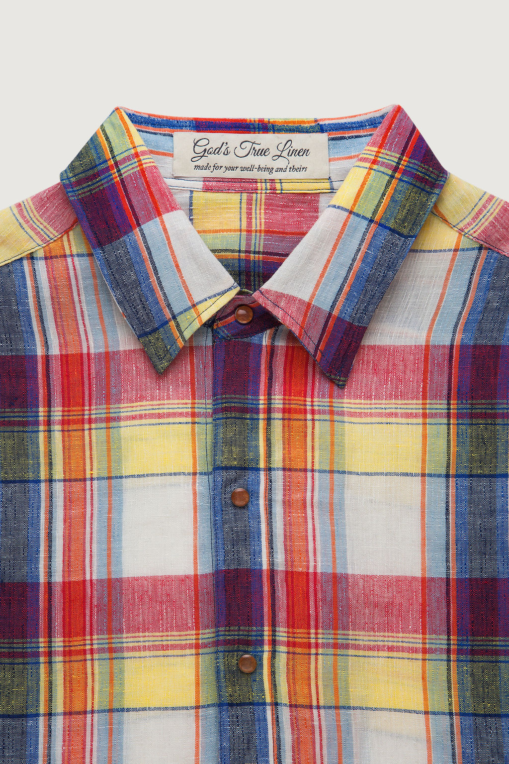 Daybreak Plaid Linen Shirt