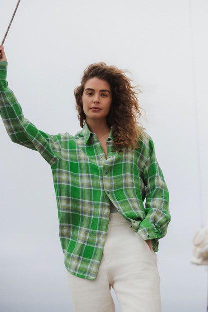 Harbor Tartan Linen Shirt