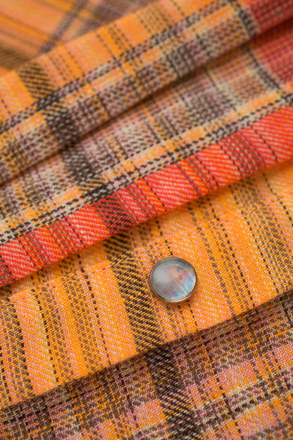 Twilight Plaid Linen Shirt