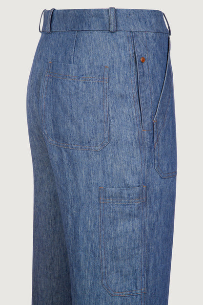 Linen Denim Pant