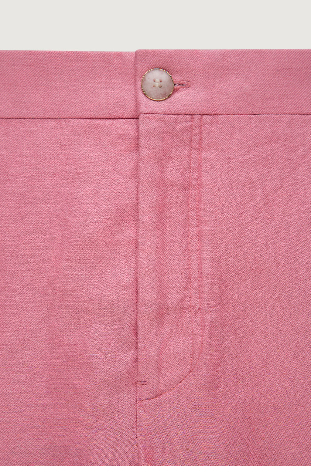 Blush Solid Linen Short