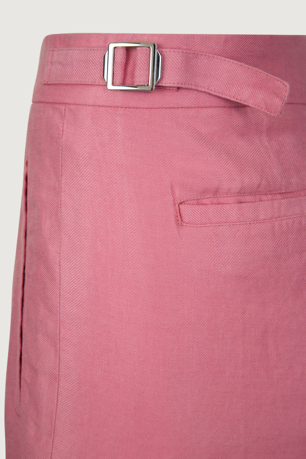 Blush Solid Linen Short
