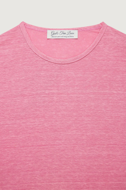 Blush Signature Linen T-Shirt Jersey