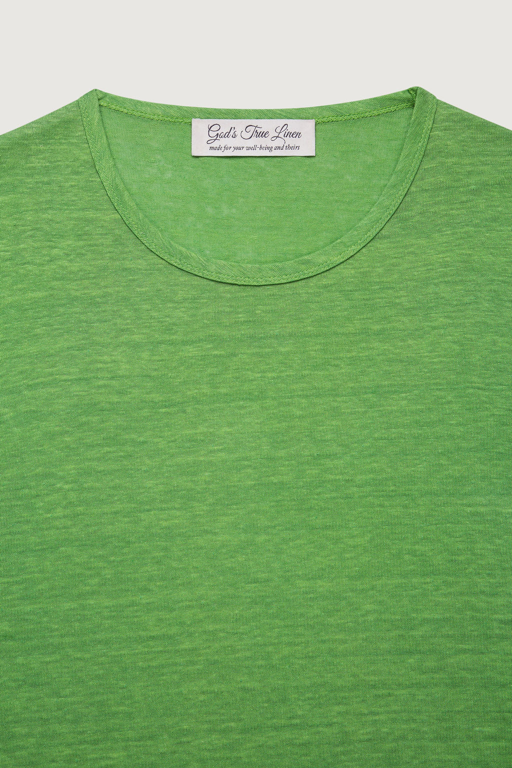 Grass Signature Linen T-Shirt Jersey