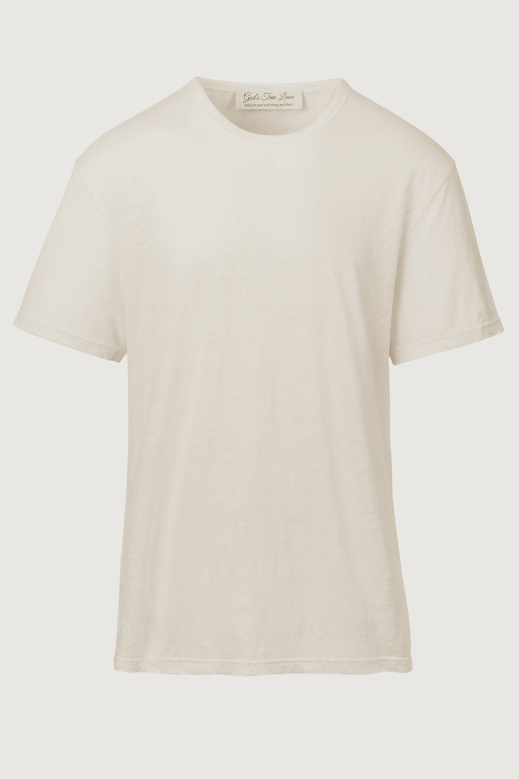 Ivory Signature Linen T-Shirt Jersey