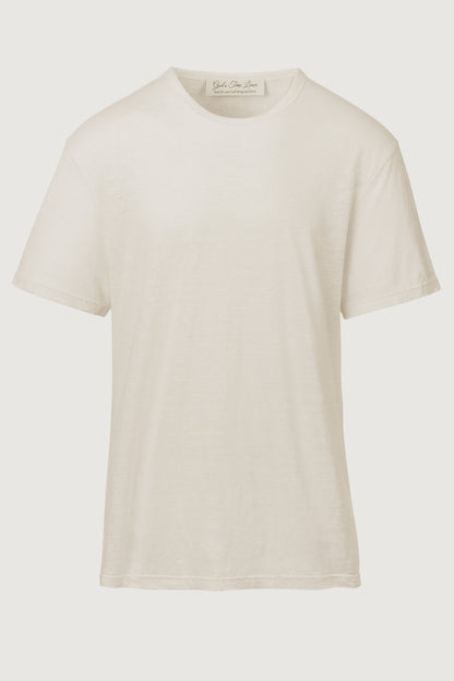 Ivory Signature Linen T-Shirt Jersey