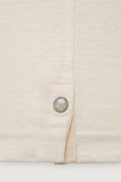 Ivory Signature Linen T-Shirt Jersey