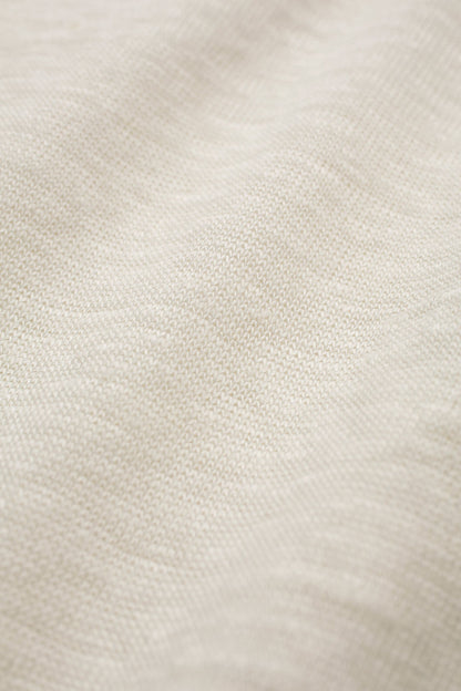 Ivory Signature Linen T-Shirt Jersey