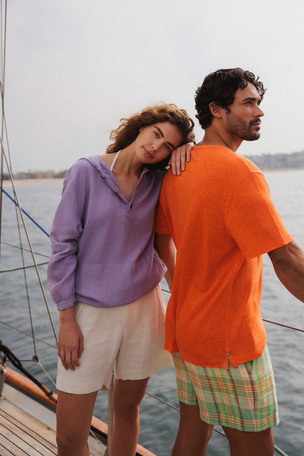 Tangerine Signature Linen T-Shirt Jersey