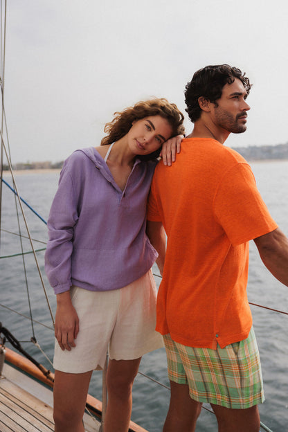 Tangerine Signature Linen T-Shirt Jersey