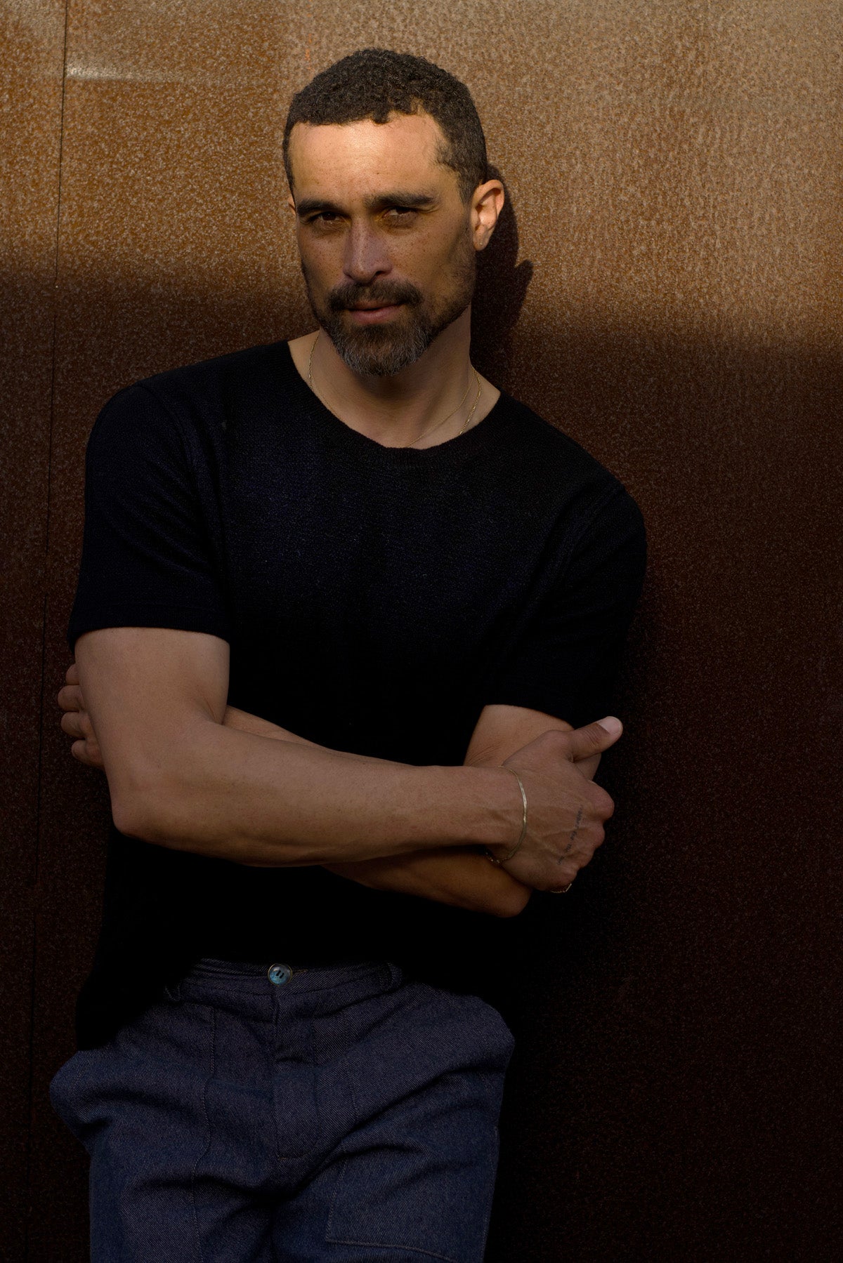 Black Signature Knit Cashmere T-Shirt