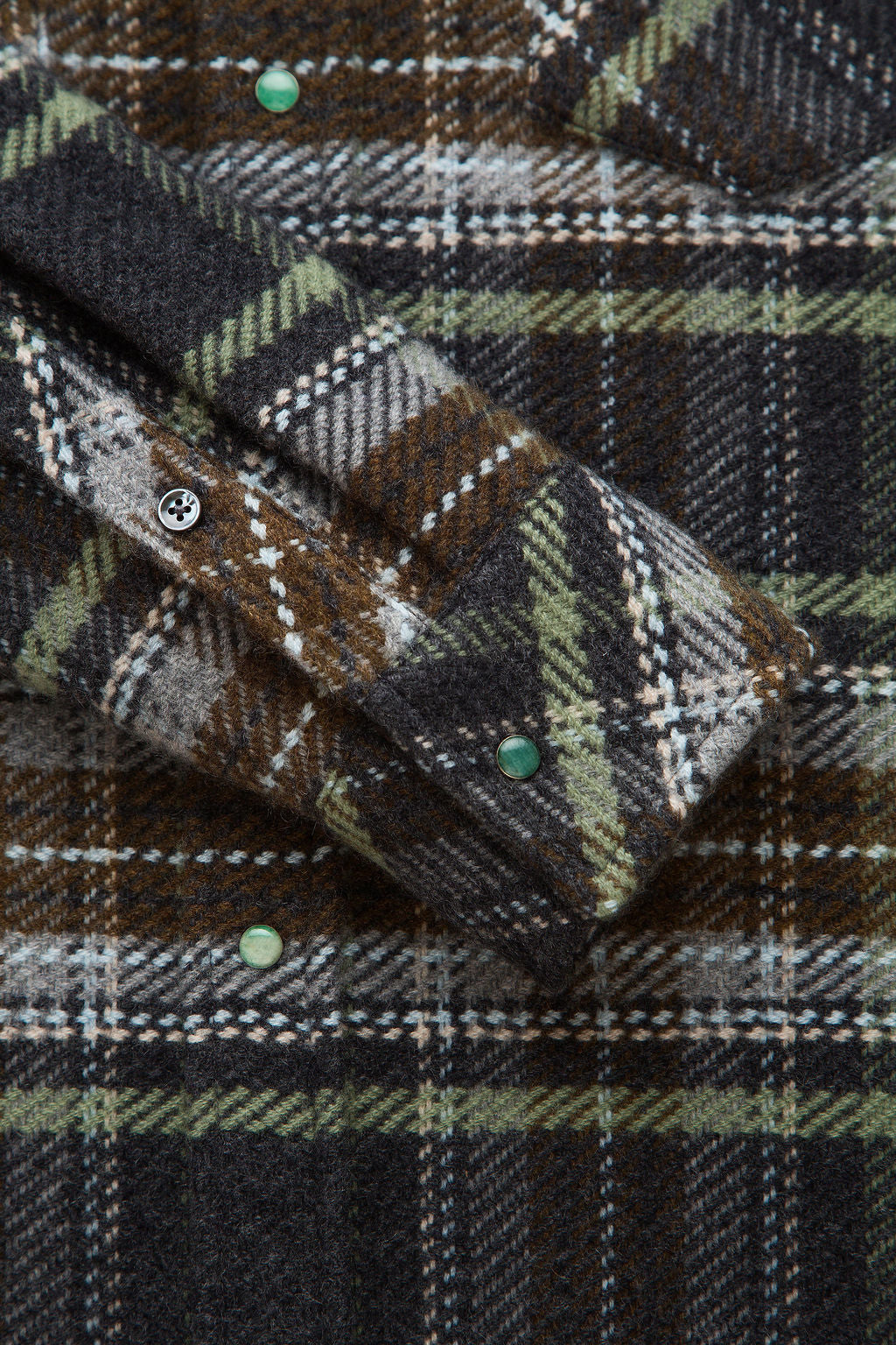 City Plaid Cashmere Shirt
