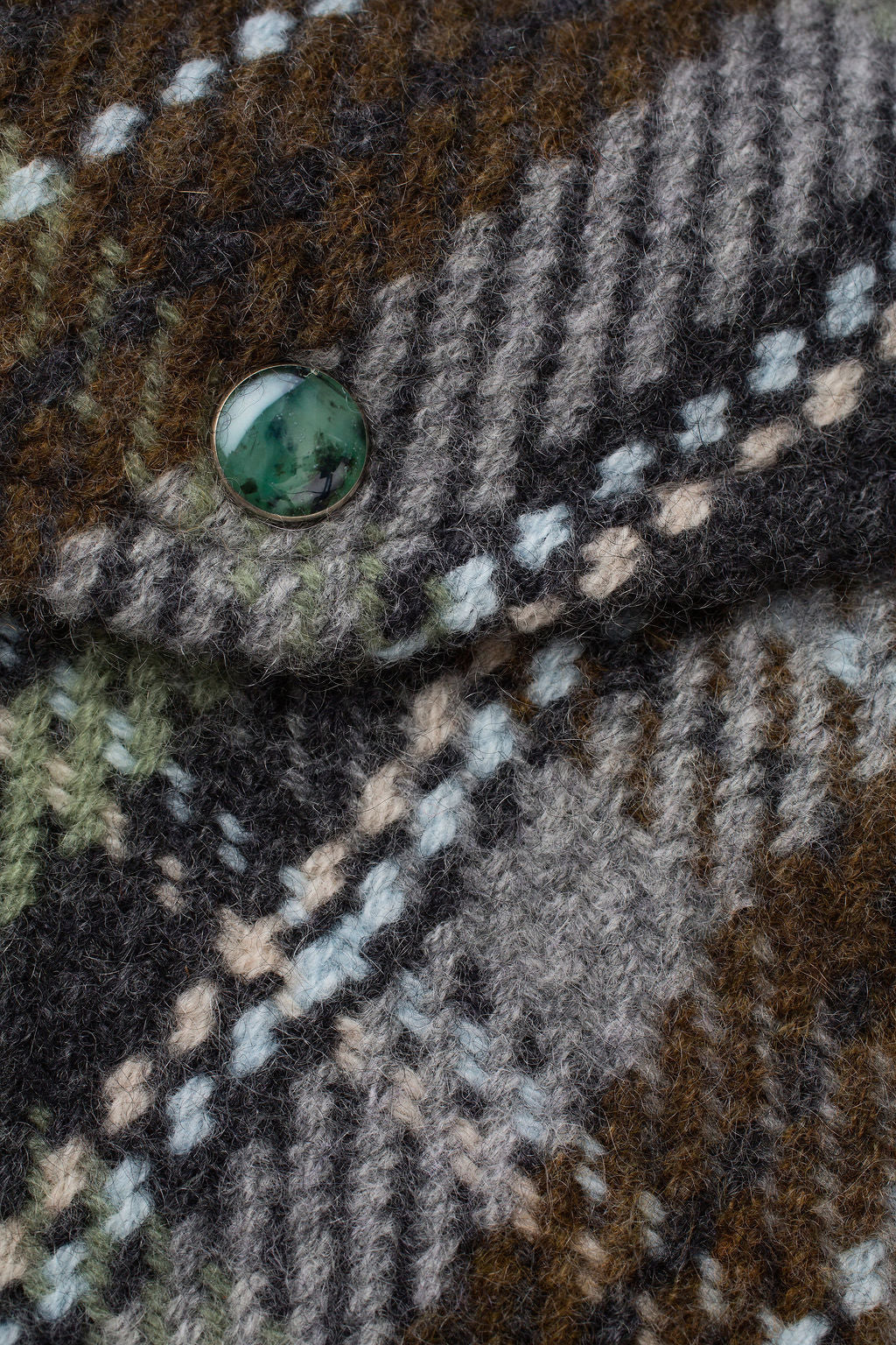 City Plaid Cashmere Shirt