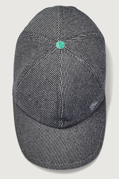 Black Denim Cashmere Fincher Hat