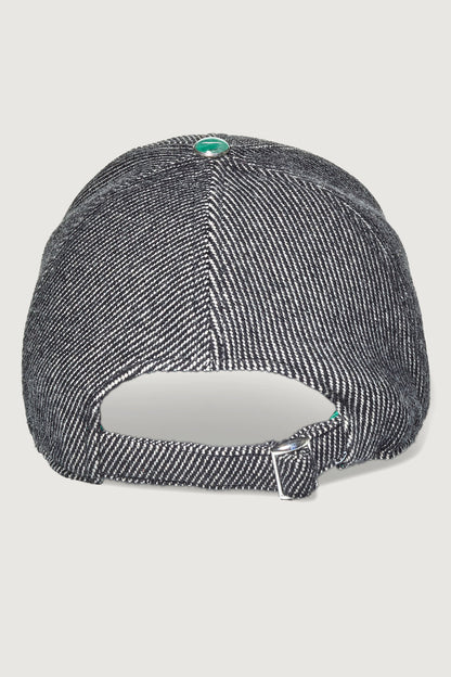 Black Denim Cashmere Fincher Hat