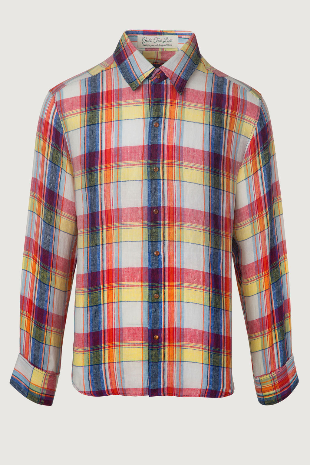 Daybreak Plaid Linen Shirt