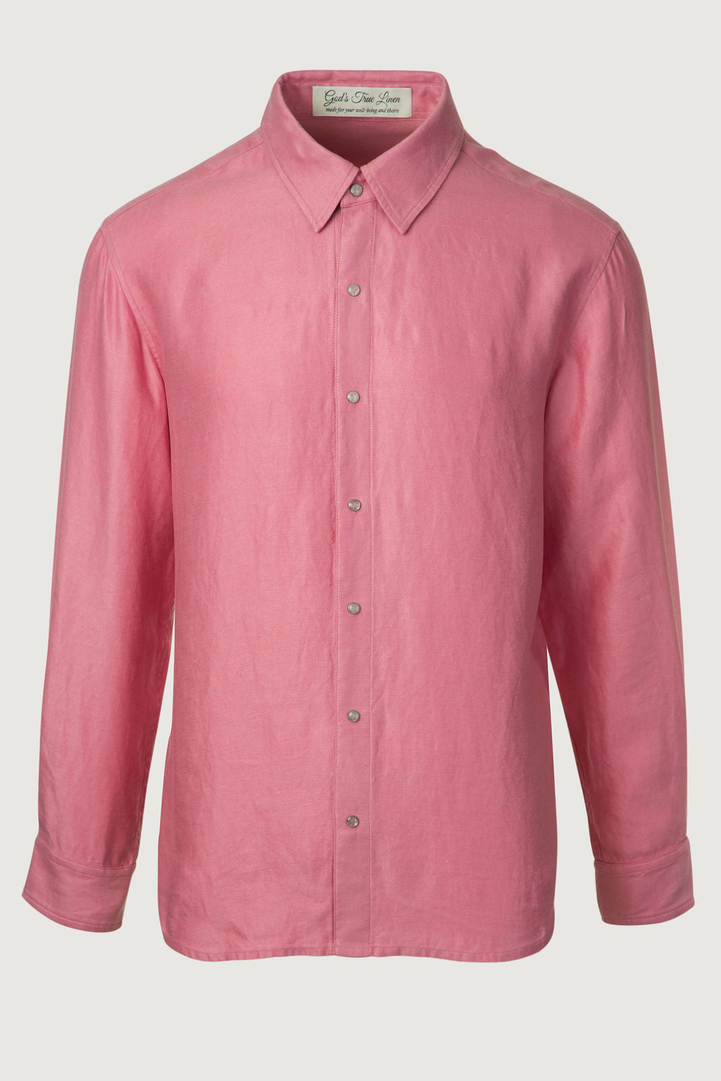 Blush Solid Linen Shirt