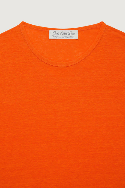 Tangerine Signature Linen T-Shirt Jersey
