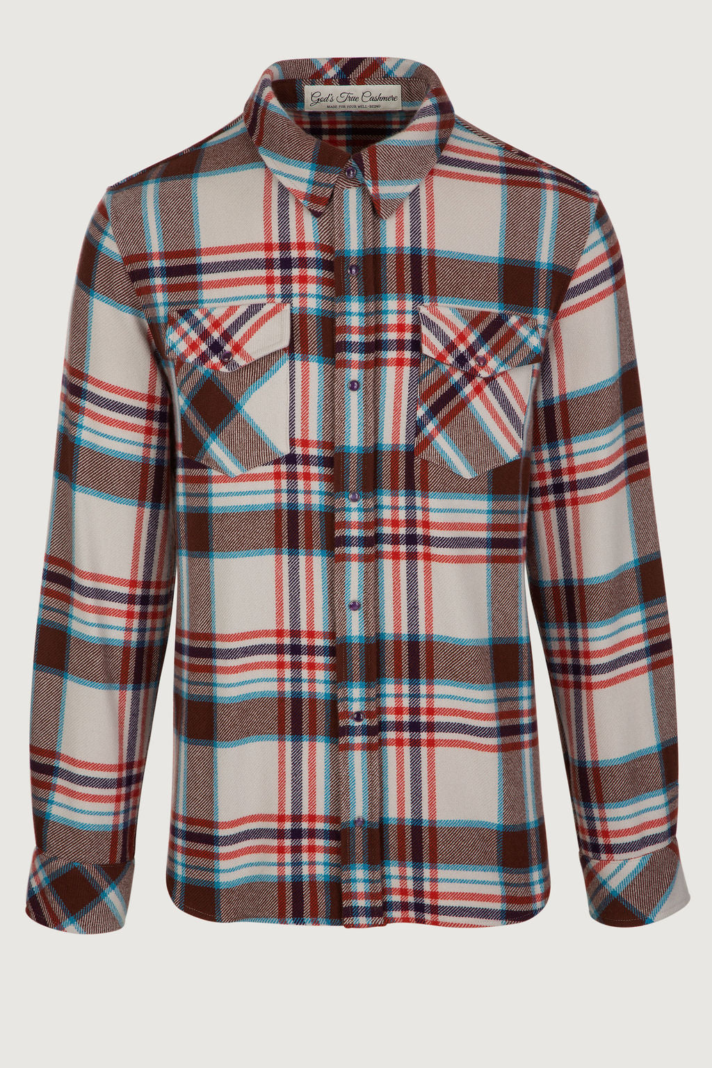 Tartan Cashmere Shirts – Luxury Plaid Styles – God's True Cashmere
