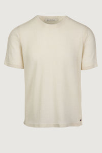 Ivory Signature Knit Cashmere T-Shirt