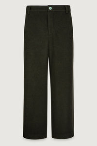 Army Brushed Cashmere Wide Leg Pant
