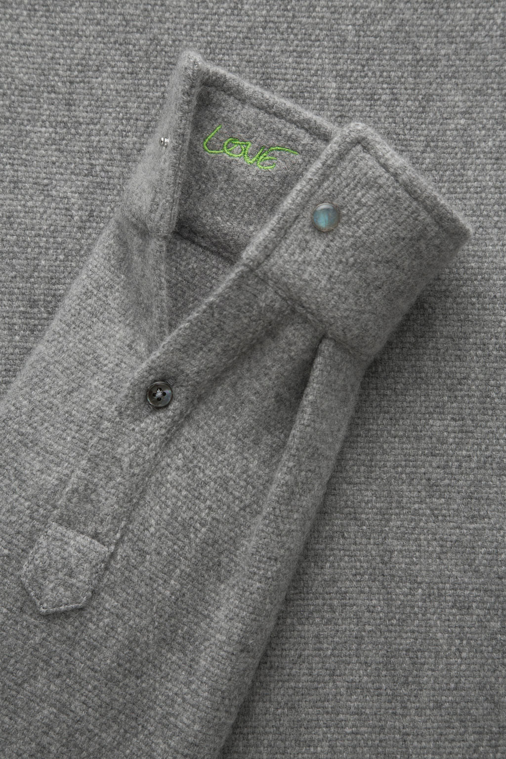 Grey Cashmere Shirt