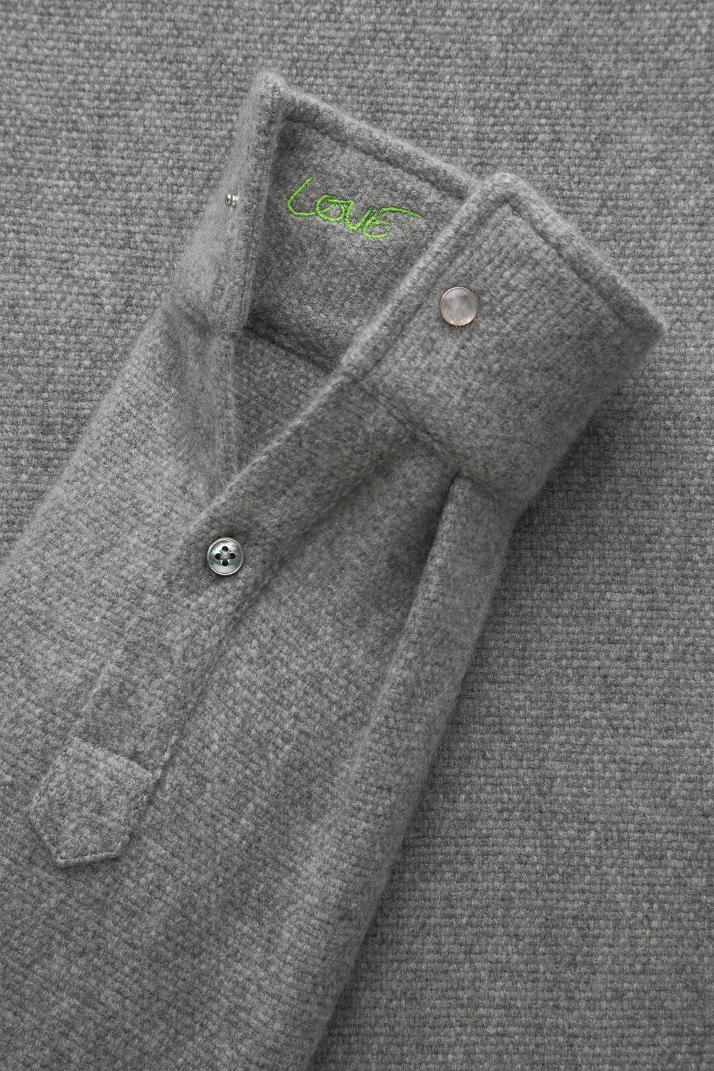 Grey Cashmere Shirt