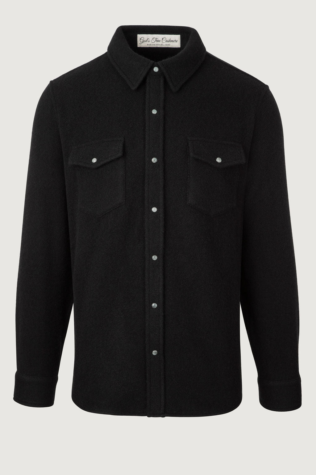 Black Cashmere Shirt