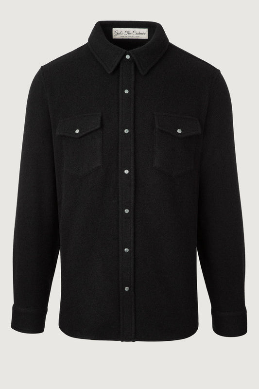 Black Cashmere Shirt
