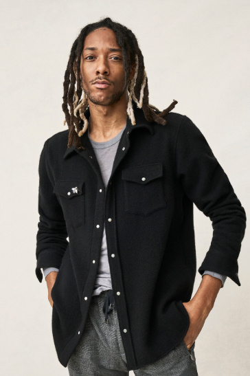 Black Cashmere Shirt