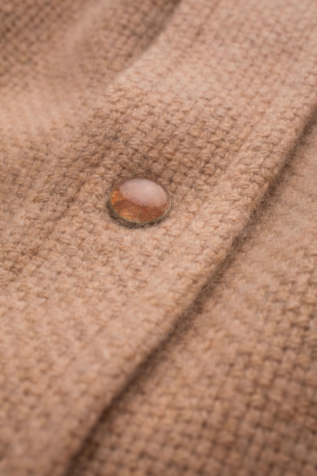 Taupe Solid Cashmere Shirt