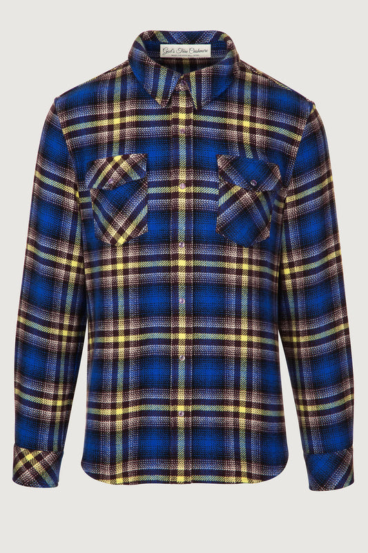 Eclipse Tartan Cashmere Shirt