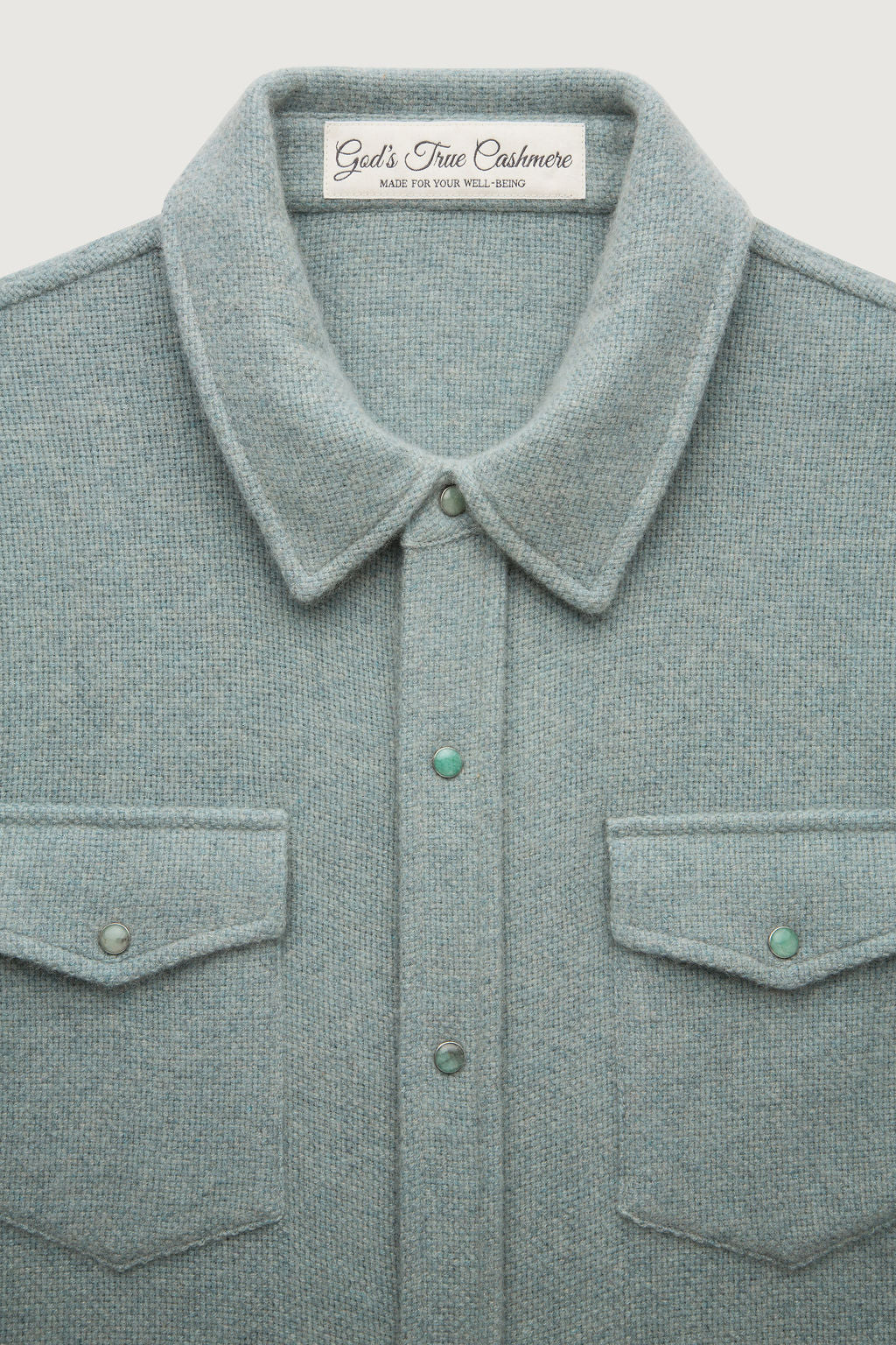 Celeste Solid Cashmere Shirt