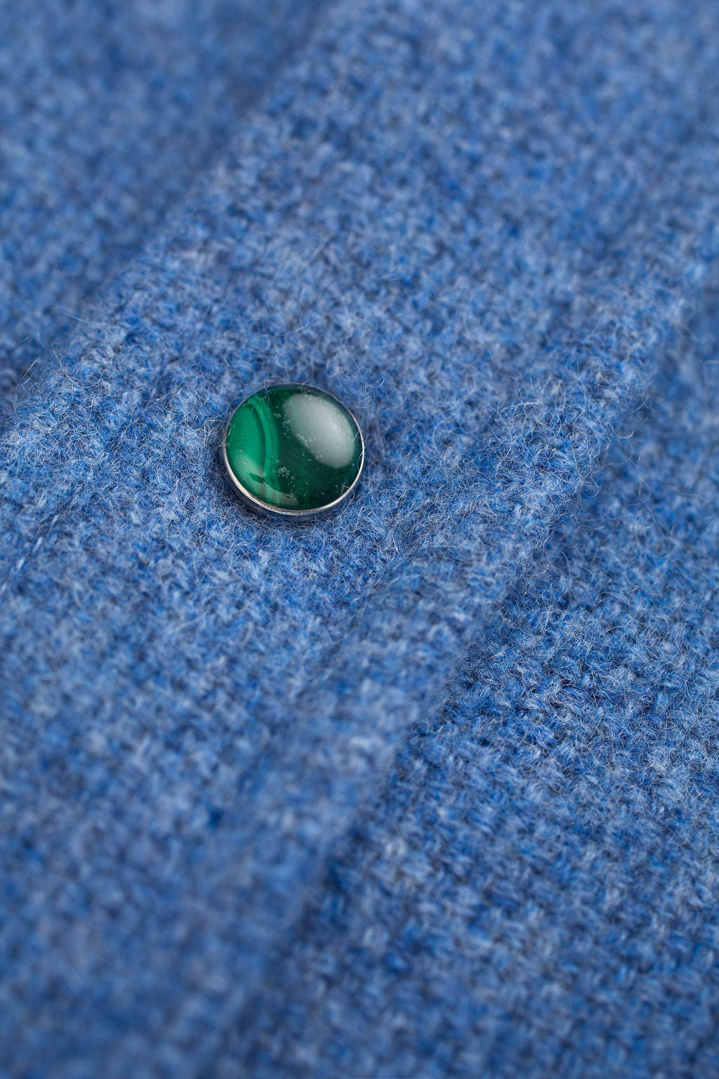 Denim Solid Cashmere Shirt