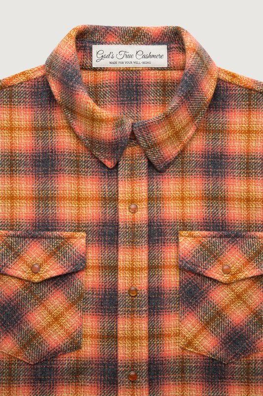 Seeker Plaid Cashmere Shirt